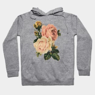 Vintage Roses Floral Flowers Cottagecore Hoodie